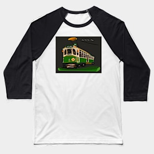 35 City Circle Tram Baseball T-Shirt